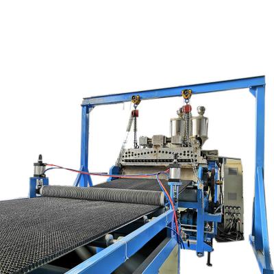 China Sheet PE Plastic Artificial Grass Mat Making Machine Turf Door Floor Mat Extrusion Machine for sale