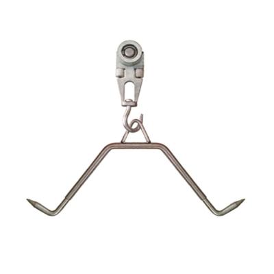 China POULTRY slaughterhouse rolling meat hanging trolley hooks for slaughterhouse voor de slacht huis/pig sheep cattle for sale