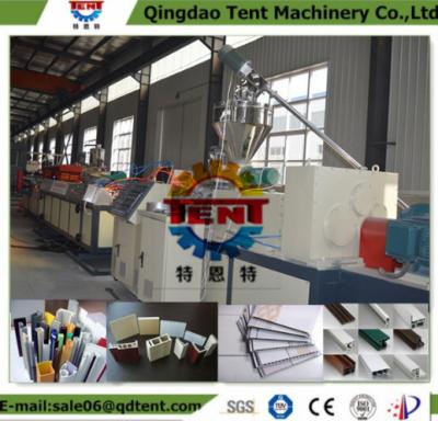 China Decorative Profile Machine For Making PVC Parquet Flooring Production Line / Machine For Making PVC Flooring for sale