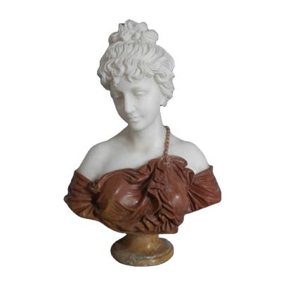 China EUROPEAN Hot Sale Marble Sculpture Bust Human Head Stone Bust Sculpture For Sale for sale