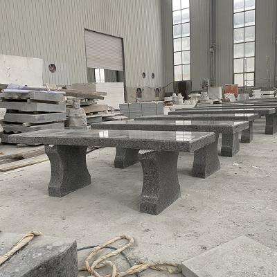 China European Factory Direct Supply Cheap Price Granite Benches Carved Stone Bench Highly Polished Granite Garden Bench for sale