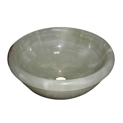 China Customized European Marble Vessel Sink Oval Black Stone Sink Round Modern Vessel Stone Sink for sale