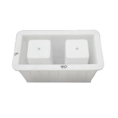 China Construction 40x20x20CM Plastic Interlocking Concrete Block Molds For Hollow Block for sale