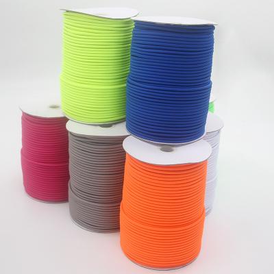 China Good Quality High Tenacity 3mm Round Spaghetti Spandex For Bracelets Elastic Rope Cord for sale