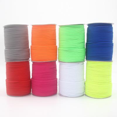 China Liucheng 4mm Bungee Sustainable Shock Rope Color Crafting Elastic Stretch String 100M Lengths Rope Made in China for sale