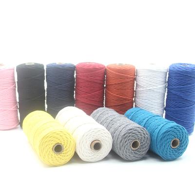 China High Tenacity Factory Supply Decoration 4mm Macrame Rope Macram 3mm Dubai Directly For Cotton Rope for sale