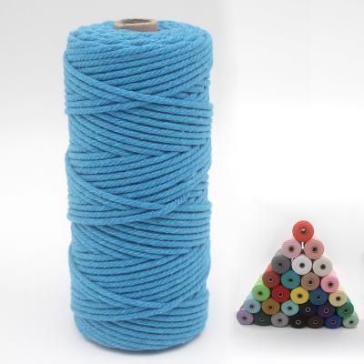 China Wholesale High Tenacity Cotton 4 Mm Polyester High Quality Macrame Rope for sale