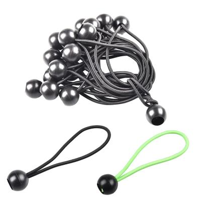 China Sustainable Elastic Bungee Rope With Plastic Ball , Elastic Loop With Ball for sale