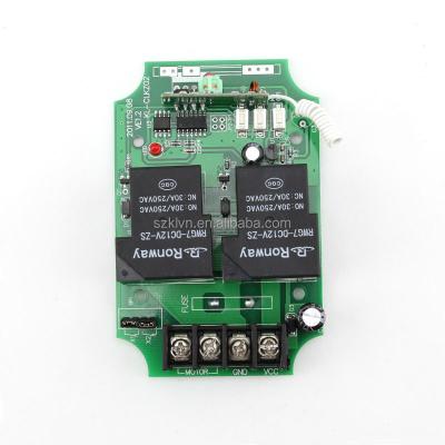 China LED Relay Touch Control Panel RF Power DC12V 2ch Output Wireless Remote Controller KL-CLKZ02C for sale