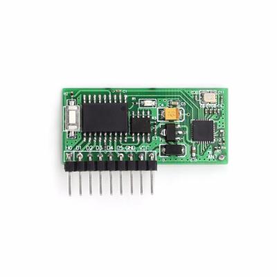 China LED Touch Control High Sensitivity 433MHz/686MHz wireless rf transmitter and receiver radio remote module KL-RF06 for sale