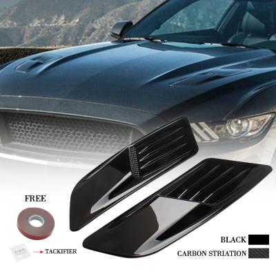 China High Quality Goods New Car Air Outlet Vent Sticker Auto Side Hood Decorative Air Outlet Exterior Practical Accessories All Models for sale