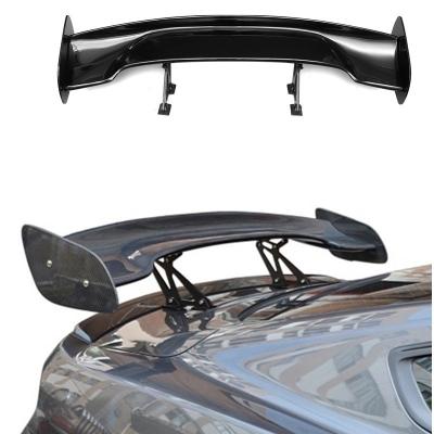 China Universal Carbon Rear GT Spoiler Wings Universal Rear Decoration Trunk Spoiler Car Modification Accessories for sale