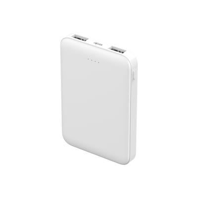 China 5000mah Small Portable Backup Power Bank Lightweight Charger Phone Easy Carry OEM Logo Acceptable for sale