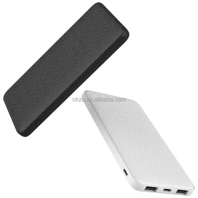 China 5000mAh Power Bank Ultra Slim Ultra Thin 6000mah Rohs Power Bank With Compact Design USB Type-C for sale