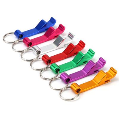 China Viable Custom Mini Personalized Bottle Opener Keychain Logo Bar Beer Bottle Metal Bottle Opener Keychain for sale