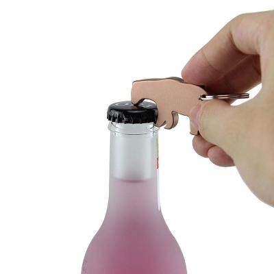 China Factory OEM ODM Leading Chained Brass Bottle Opener Credit Card Kering Bottle Opener for sale