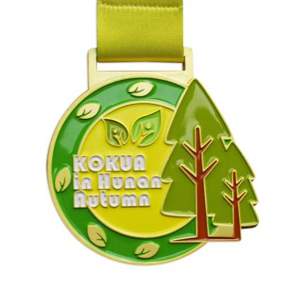 China Custom Paint Competition Medals China Marathon Metal Sports Event Zinc Alloy Metal Crafts for sale