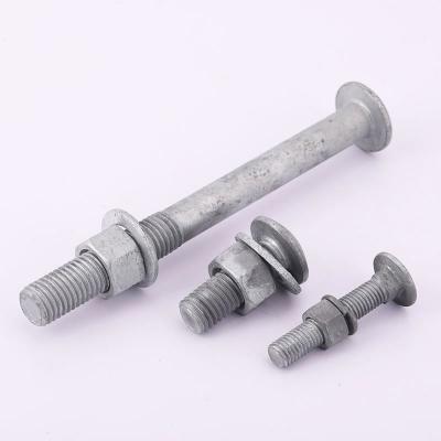 China Professional Pavement Safety Zinc Plating Steel Guardrail Bolts And Nuts With CE Certificate for sale