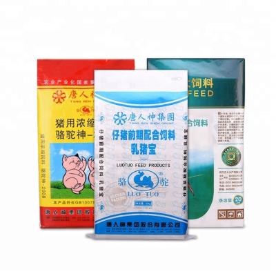 China Recyclable PP Packaging 25kg Polyethylene Industrial Cement Bag Fertilizer Packaging Paper Packing Bag for sale