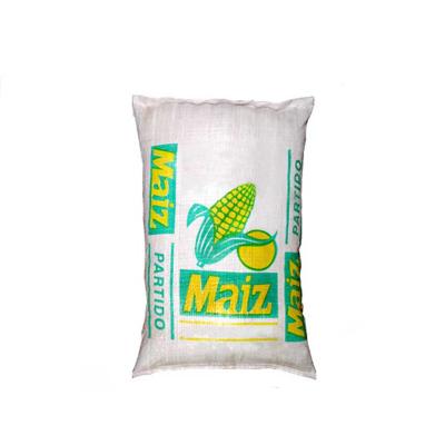 China Recyclable Customized PP Woven Bag For Rice Fertilizer Rice Bag 25kg for sale