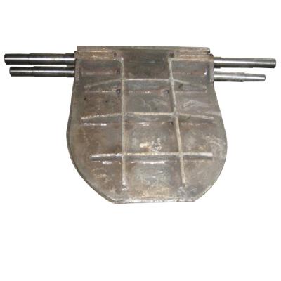 China Spare Parts for Preheater Cement Plant Machine Preheater Closure Valve Hanging Plate for sale