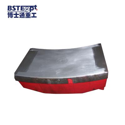 China Spare parts for ball mill Boshitong ball mill slipper tile spherical tile spare parts for cement industry for sale