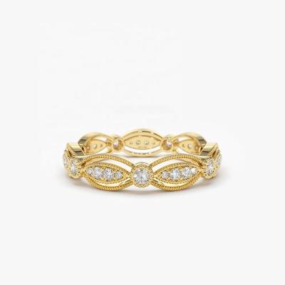 China FASHIONABLE Factory Jewelry Hot Selling High Quality Fine Rings For Women Wedding Rings 14K for sale