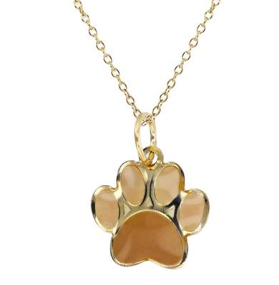 China Paw Pendant Enamel Paw 18