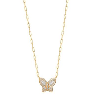 China Customized Cute Zircon Butterfly 18