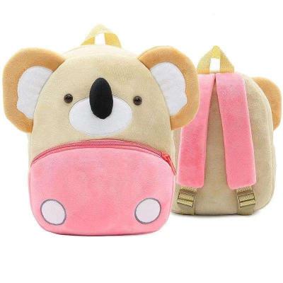 China Portable 3D Cartoon Children Kindergarten Schoolbags Animal  Plush School Kids Backpack Bags Kids school bag for sale