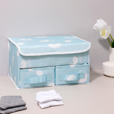 China Simple Drawer Storage 2022 Top Sellers Drawer Dividers Foldable Closet Storage Boxes for sale