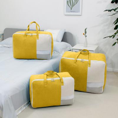 China Fashionable High quality Blanket quilt zipper bedding packaging storage bag for quilt for sale