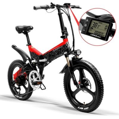 China Super Luxury Electric Bike 20 Inch Motor Electric Bicycle 48V 500W Fat Bike Aluminum Alloy Frame for sale