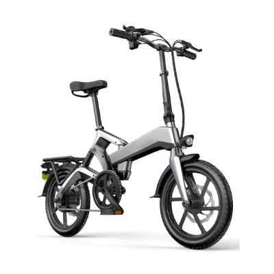 China Aluminum Alloy Factory Supply 20 Inch E Bikes Disc Brake Ebike Folding Electric Bike for sale