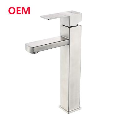 China Stainless Steel Basin Faucet Polished Surface Treatment Basin Taps for sale