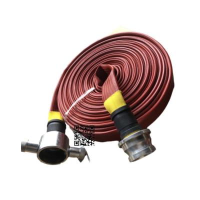 China Industry High Quality PVC Covered Layflat Hose For Fire Fighting for sale