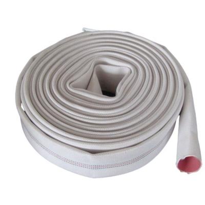 China Industry Design Single Jacket Good Quality New Cheap Natural Rubber Lined Fire Hose for sale