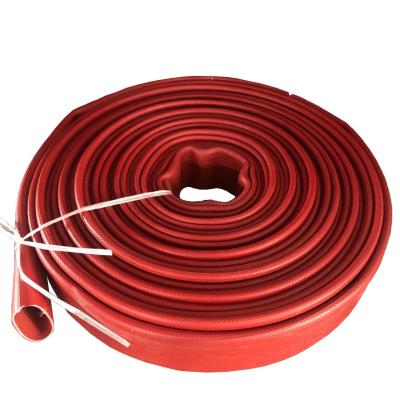 China Oilfield Wholesale Price Customizable Length Corrosion Red Durable Nitrile Rubber Covered Hose for sale