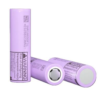 China Toys 18650 3350mAh High Capacity 18650F1L 3.7V Li-ion Rechargeable Battery INR18650F1L for sale