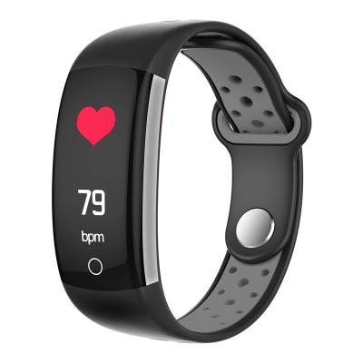 China New Food Grade Silicone Wristband Q6 Sport Smart Watch Wristband Heart Rate Fitness Tracker Waterproof Smartwatch for sale