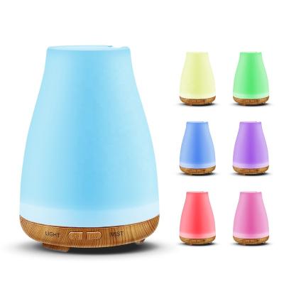 China Car Home Appliances LED Humidifier Decorative Preserved Ultrasonic Flower 100ml Essential Oil A Roma A Romatherapy Air Purifier for sale