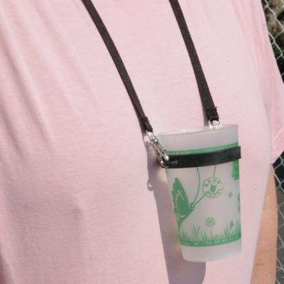 China Nylon Personalized Popular Lanyard With Cup Holder for sale