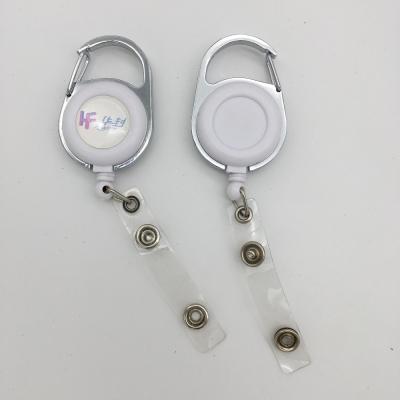 China Transparent Cheap Badge Reel With Pen Holder for sale