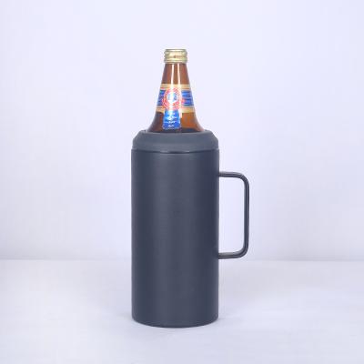 China Large Stainless Steel 40oz Cooler Viable Cooler Beer Bottle Mug Can Vacuum Insulated Beer Bottle Holder Keeper for sale