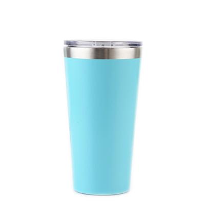 China Sustainable Wholesale 16 oz Stainless Steel Vacuum Insulated Tumbler With Lids for sale