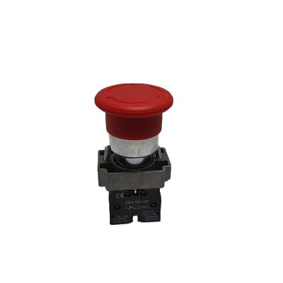 China ChinaXB2 Series Emergency Stop Plastic Self-locking Red Mushroom Push Button Switch Emergency E-stop Main Push Button Switch 22mm NC/NO for sale