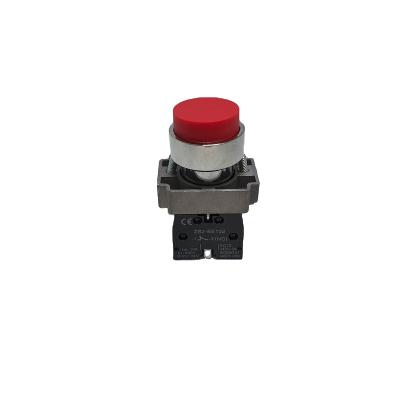 China New Electronic High Series Round Head XB2-BA 1NO 22mm Control System Momentary Push Button Switch Red for sale