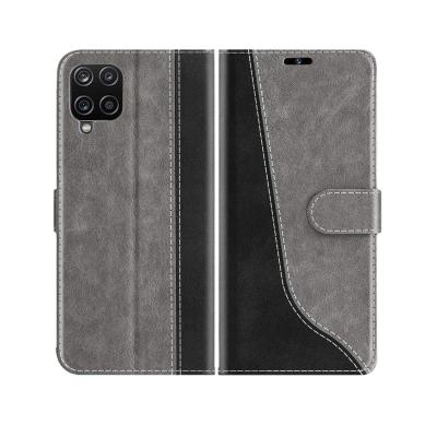 China Multifunctional Shockproof Magnetic Card Bag Holder Flip Case Fashion Stitching Design Wallet Leather Cover For Galaxy A12 A53 A52 for sale