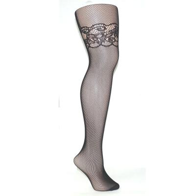 China Fashion Breathable Geometric Pattern Women's Long Socks for sale