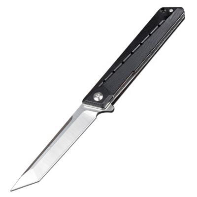 China OEM Non-Variable Fine Sanding Blade Hunting Black Handle Porcelain Pocket Knife Group Of Ten for sale